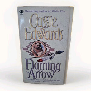VTG ROMANCE: Cassie Edwards - Flaming Arrow (Step-Back Cover) Paperback Book